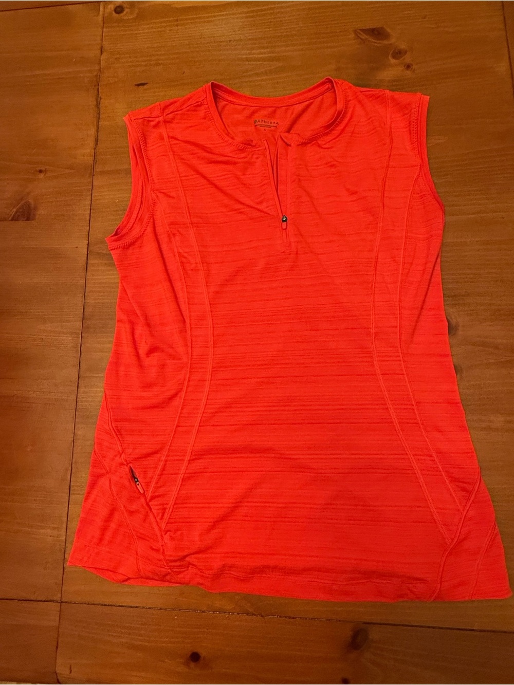 Athleta Coral-Orange Performance Top